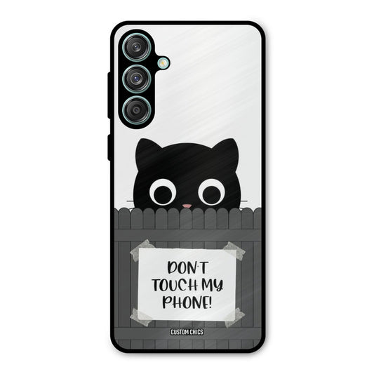 Dont Touch My Phone Samsung Galaxy M55 5G Mobile Back Cover - Typography PrintShield Case