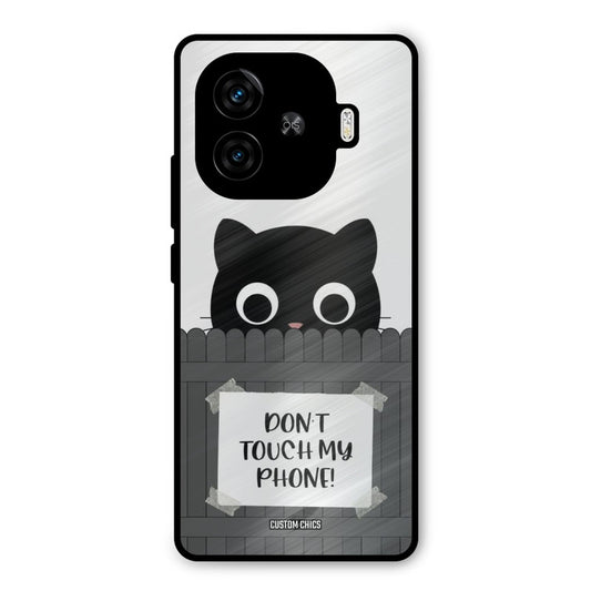 Dont Touch My Phone iQoo Z9 Turbo Mobile Back Cover - Typography PrintShield Case