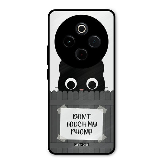 Dont Touch My Phone iQoo Z10 Mobile Back Cover - Typography PrintShield Case