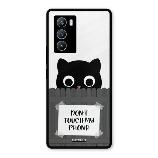 Dont Touch My Phone iQOO 9SE Mobile Back Cover - Typography PrintShield Case