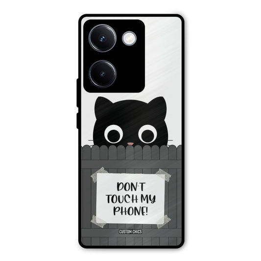 Dont Touch My Phone Vivo Y300 Plus Mobile Back Cover - Typography PrintShield Case