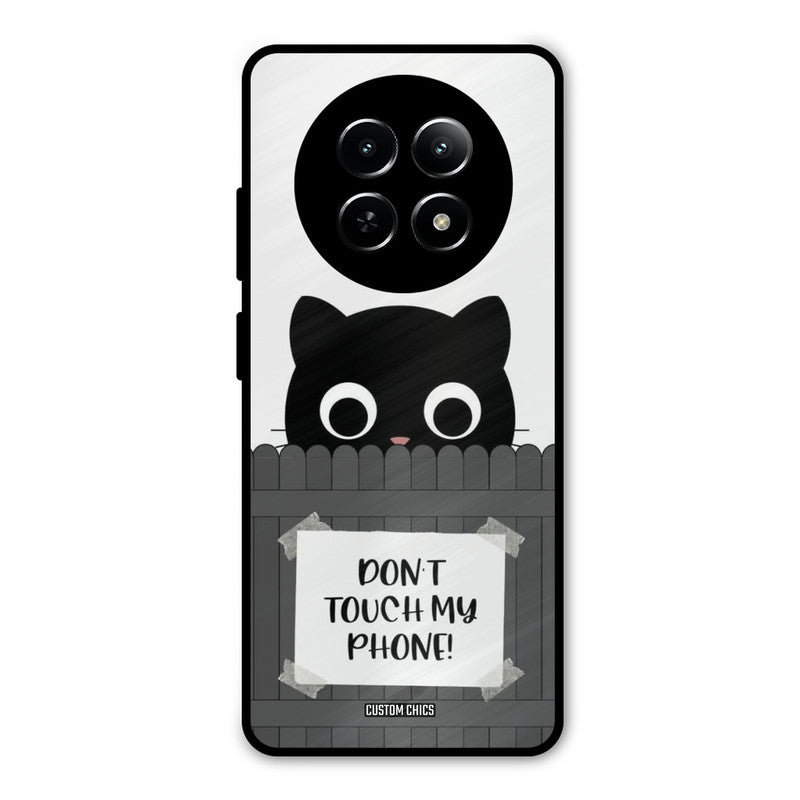 Dont Touch My Phone Realme Narzo N65 Mobile Back Cover - Typography PrintShield Case