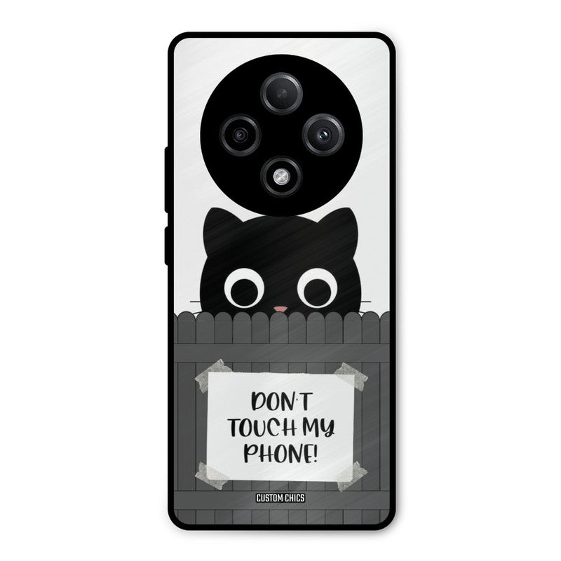 Dont Touch My Phone Oppo F27 Pro Plus 5G Mobile Back Cover - Typography PrintShield Case