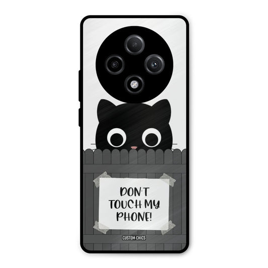 Dont Touch My Phone Oppo F27 Pro Plus 5G Mobile Back Cover - Typography PrintShield Case