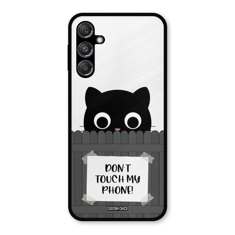 Dont Touch My Phone Samsung Galaxy M34 5G Mobile Back Cover - Typography PrintShield Case