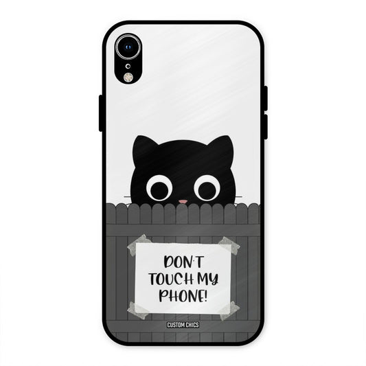 Dont Touch My Phone iPhone XR Mobile Back Cover - Typography PrintShield Case