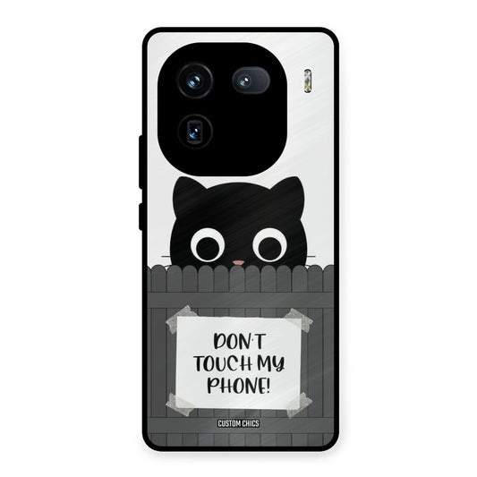 Dont Touch My Phone iQOO 12 Mobile Back Cover - Typography PrintShield Case