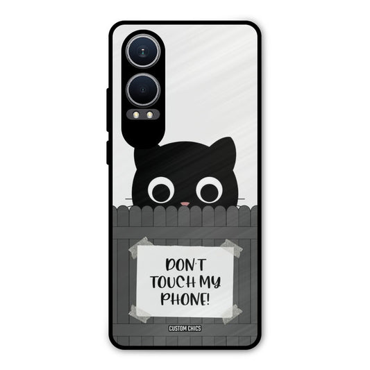 Dont Touch My Phone Oneplus Nord CE4 Lite Mobile Back Cover - Typography PrintShield Case