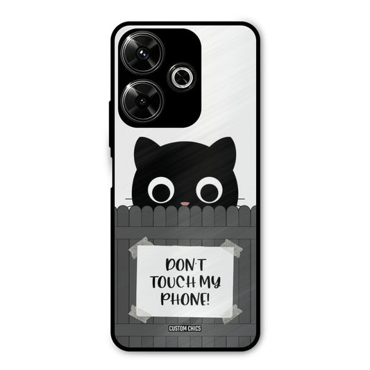 Dont Touch My Phone Redmi 13 5G Mobile Back Cover - Typography PrintShield Case