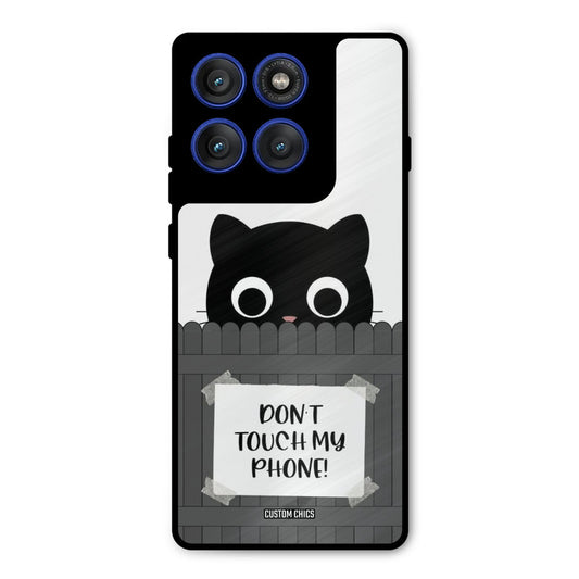Dont Touch My Phone Motorola Edge 60 Pro Mobile Back Cover - Typography PrintShield Case