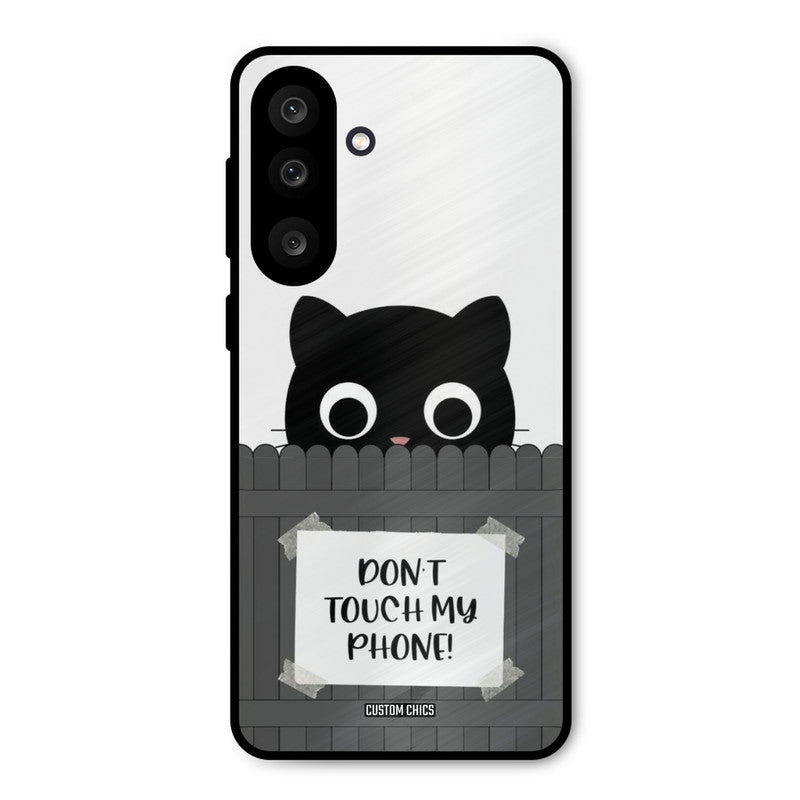 Dont Touch My Phone Samsung Galaxy M56 Mobile Back Cover - Typography PrintShield Case