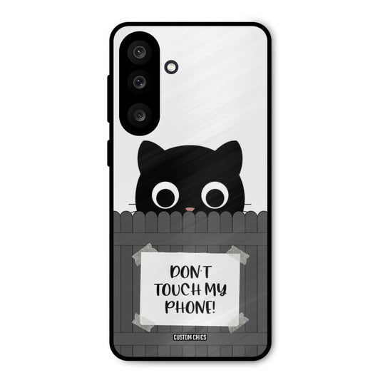 Dont Touch My Phone Samsung Galaxy M56 Mobile Back Cover - Typography PrintShield Case
