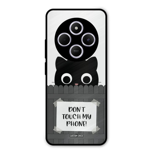 Dont Touch My Phone Poco C75 Mobile Back Cover - Typography PrintShield Case