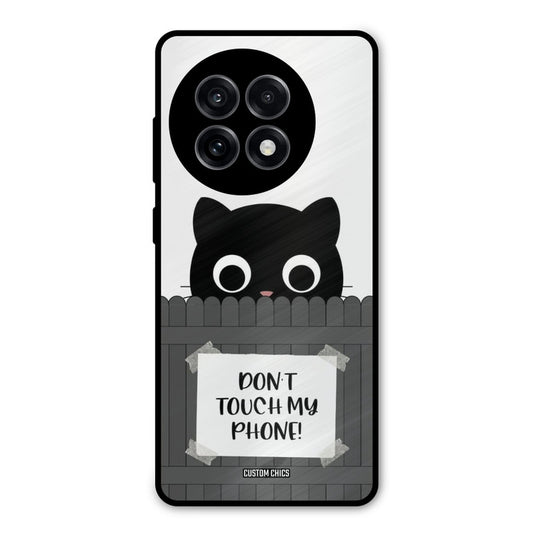 Dont Touch My Phone OnePlus 13R Mobile Back Cover - Typography PrintShield Case