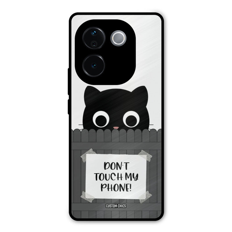 Dont Touch My Phone iQOO Z9s Pro Mobile Back Cover - Typography PrintShield Case