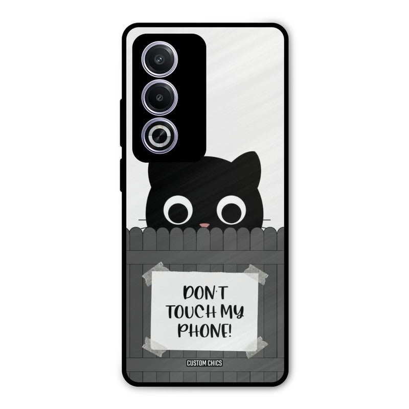 Dont Touch My Phone Oppo A3 Pro Mobile Back Cover - Typography PrintShield Case