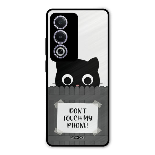 Dont Touch My Phone Oppo A3 Pro Mobile Back Cover - Typography PrintShield Case