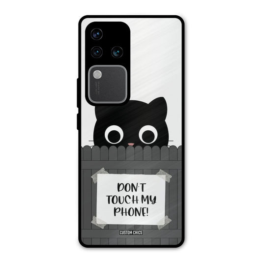 Dont Touch My Phone Vivo V30 Pro Mobile Back Cover - Typography PrintShield Case