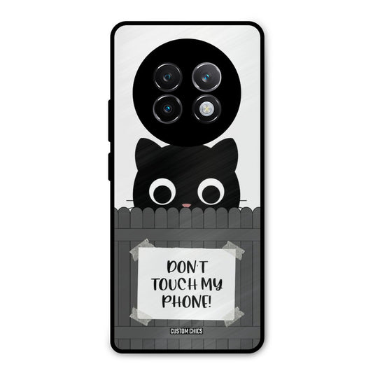 Dont Touch My Phone Realme 13 Plus Mobile Back Cover - Typography PrintShield Case