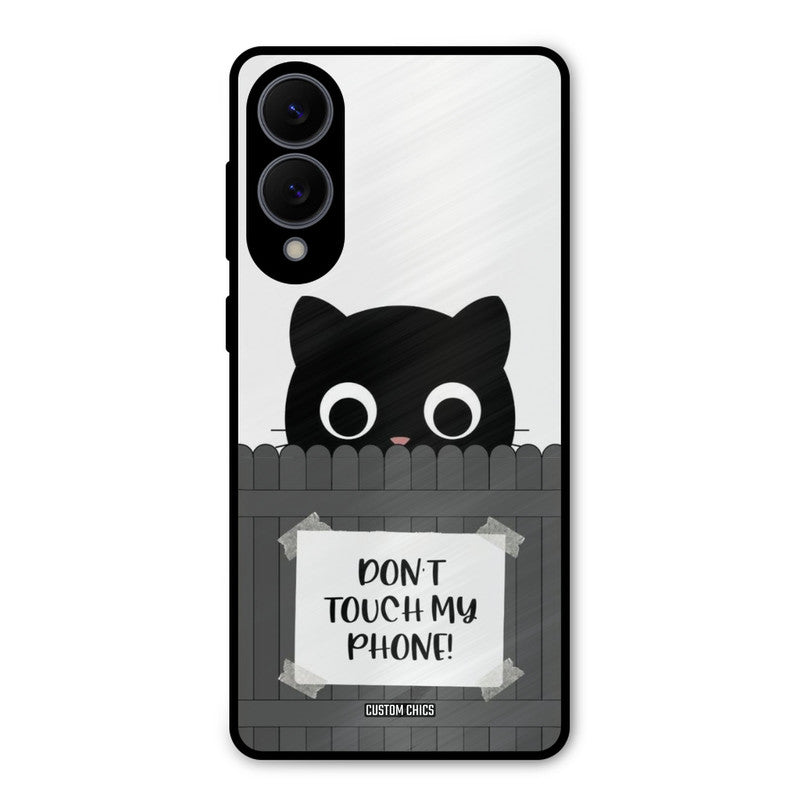 Dont Touch My Phone Samsung Galaxy S25 Edge Mobile Back Cover - Typography PrintShield Case