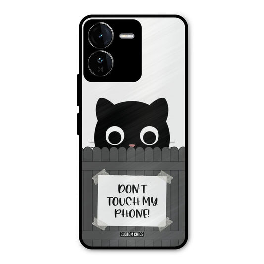 Dont Touch My Phone iQOO Z9 Mobile Back Cover - Typography PrintShield Case