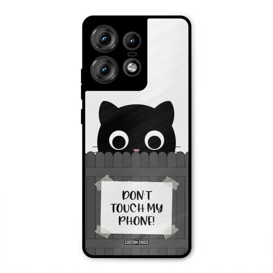 Dont Touch My Phone Motorola Edge 50 Pro Mobile Back Cover - Typography PrintShield Case