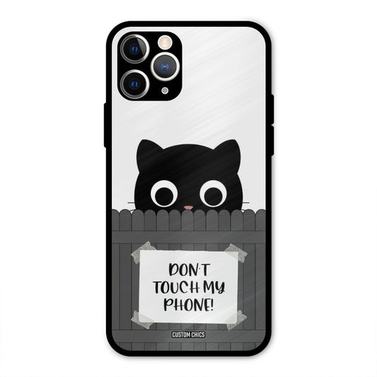 Dont Touch My Phone iPhone 11 Pro Mobile Back Cover - Typography PrintShield Case