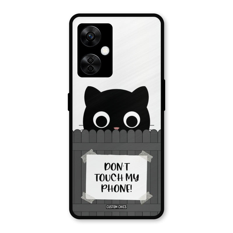 Dont Touch My Phone OnePlus Nord CE 3 Lite Mobile Back Cover - Typography PrintShield Case