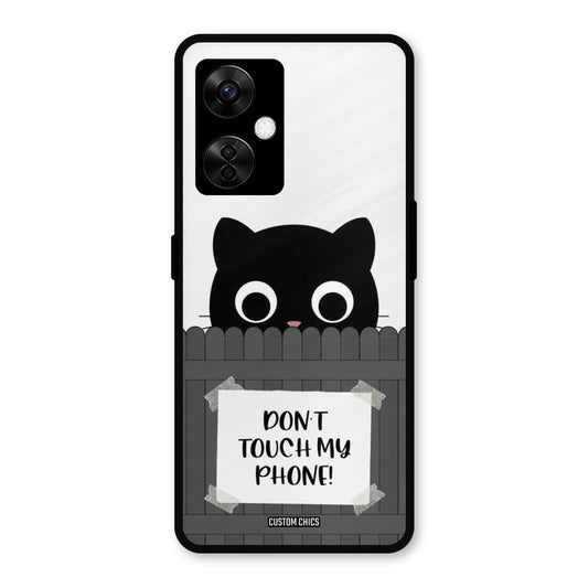 Dont Touch My Phone OnePlus Nord CE 3 Lite Mobile Back Cover - Typography PrintShield Case