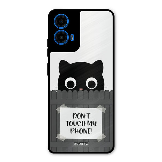 Dont Touch My Phone Moto G45 Mobile Back Cover - Typography PrintShield Case