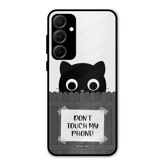 Dont Touch My Phone Samsung Galaxy A35 5G Mobile Back Cover - Typography PrintShield Case