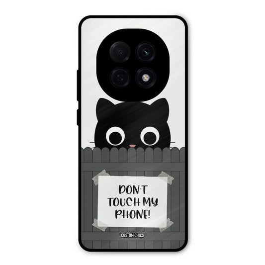 Dont Touch My Phone Oppo F29 Pro Mobile Back Cover - Typography PrintShield Case