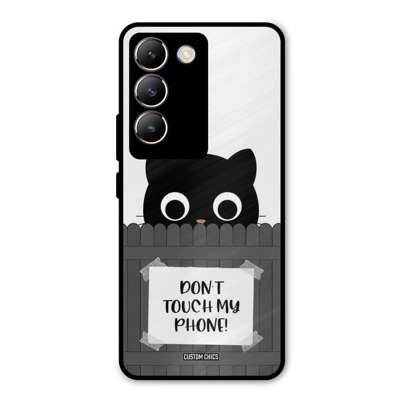 Dont Touch My Phone Vivo Y200e Mobile Back Cover - Typography PrintShield Case
