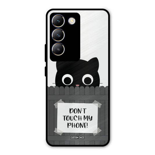 Dont Touch My Phone Vivo Y200e Mobile Back Cover - Typography PrintShield Case
