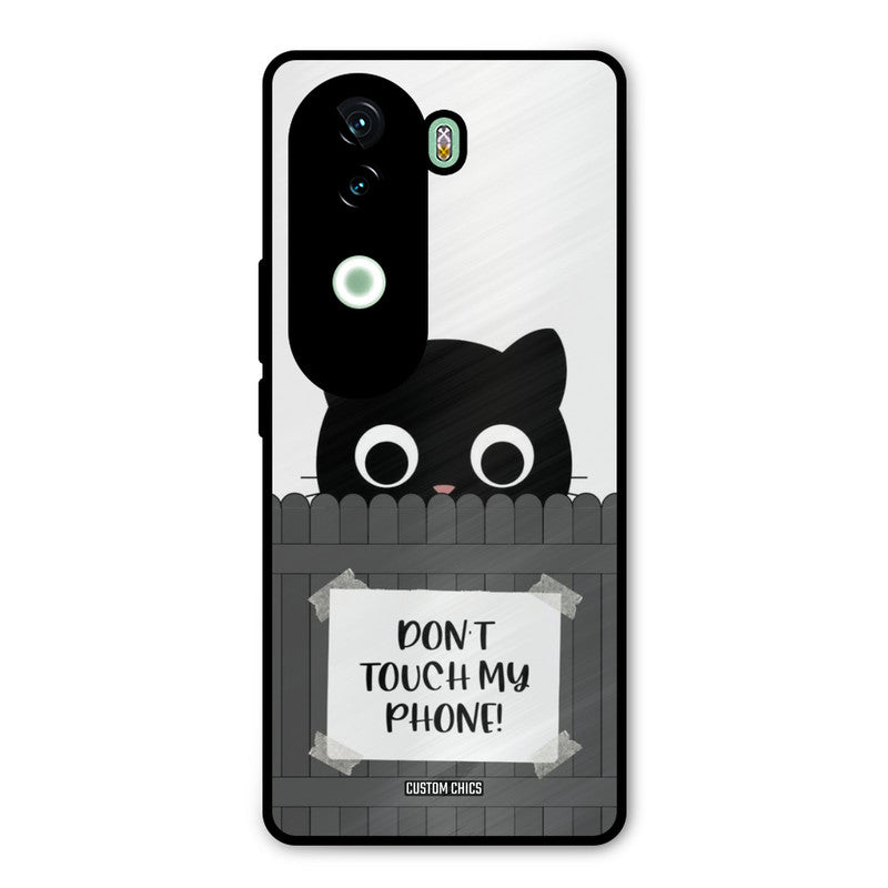 Dont Touch My Phone iQOO Z9s Mobile Back Cover - Typography PrintShield Case