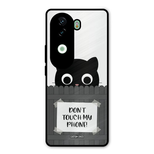 Dont Touch My Phone iQOO Z9s Mobile Back Cover - Typography PrintShield Case
