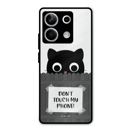 Dont Touch My Phone Redmi Note 13 5G Mobile Back Cover - Typography PrintShield Case