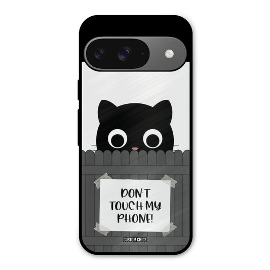 Dont Touch My Phone Google Pixel 9 Mobile Back Cover - Typography PrintShield Case