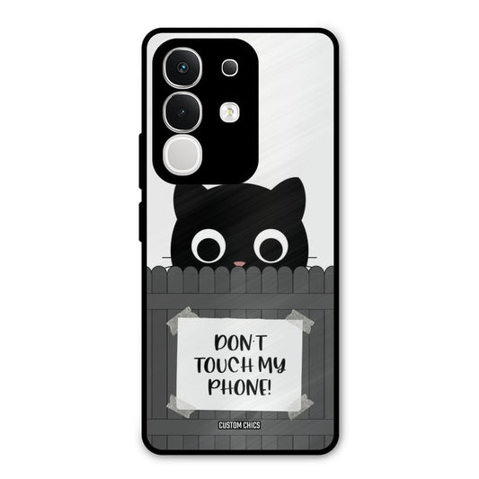 Dont Touch My Phone Vivo T4x Mobile Back Cover - Typography PrintShield Case