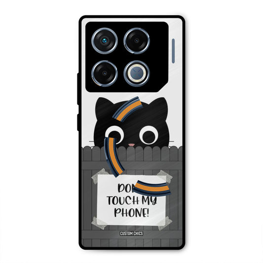 Dont Touch My Phone Infinix GT 20 Pro Mobile Back Cover - Typography PrintShield Case