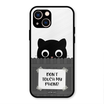 Dont Touch My Phone iPhone 13 Mobile Back Cover - Typography PrintShield Case