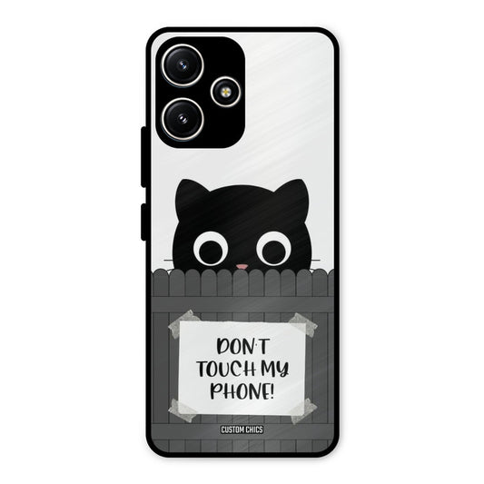 Dont Touch My Phone Redmi 12 5G Mobile Back Cover - Typography PrintShield Case