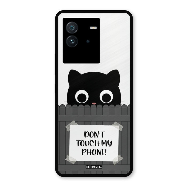 Dont Touch My Phone iQoo Neo 6 Mobile Back Cover - Typography PrintShield Case