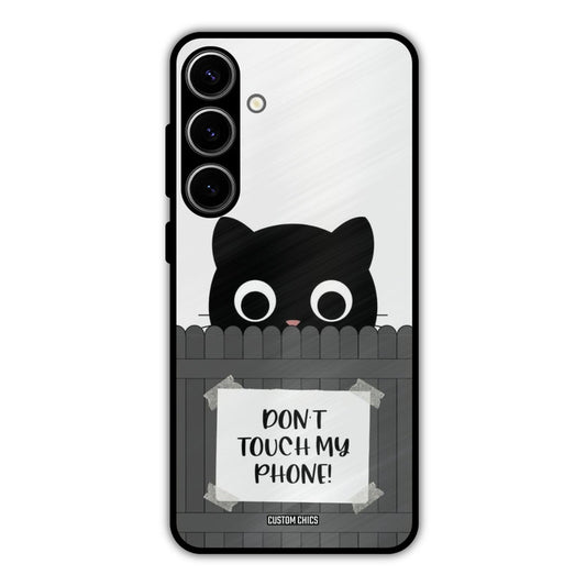 Dont Touch My Phone Samsung Galaxy S24 Plus Mobile Back Cover - Typography PrintShield Case