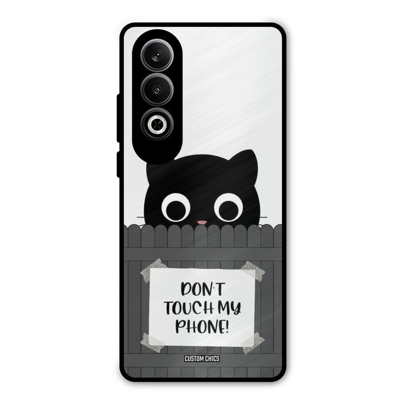 Dont Touch My Phone OnePlus Nord CE4 Mobile Back Cover - Typography PrintShield Case
