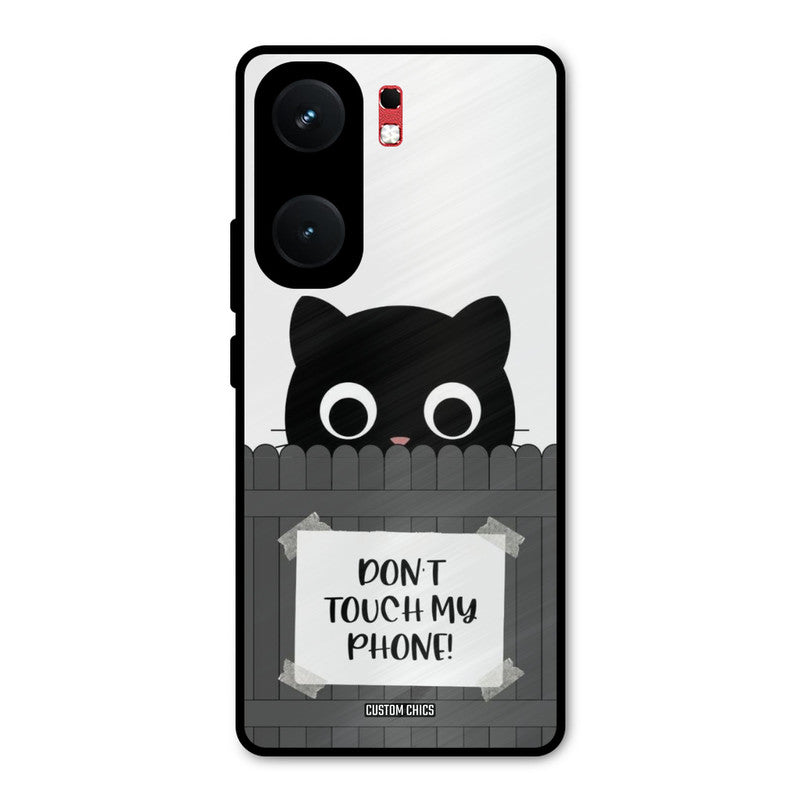 Dont Touch My Phone iQOO Neo 9 Pro Mobile Back Cover - Typography PrintShield Case