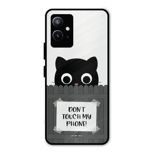Dont Touch My Phone Vivo Y75 5G Mobile Back Cover - Typography PrintShield Case