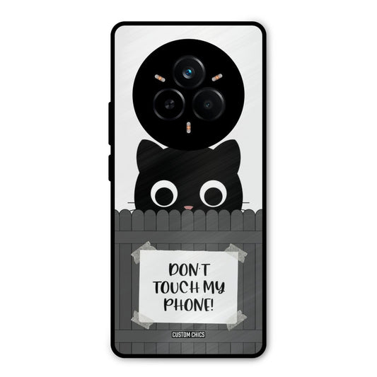 Dont Touch My Phone Realme 14 Pro Plus Mobile Back Cover - Typography PrintShield Case