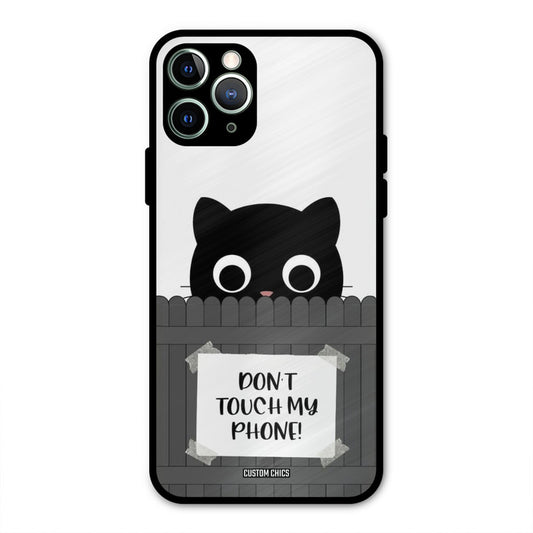Dont Touch My Phone iPhone 11 Pro Max Mobile Back Cover - Typography PrintShield Case