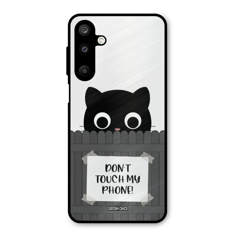 Dont Touch My Phone Samsung Galaxy M16 Mobile Back Cover - Typography PrintShield Case